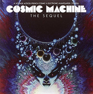 Various- Cosmic Machine: The Sequel - A Voyage Across Cosmic & Electronic Avantgarde (70s-80s)(Clear Frosted + Blue & Yellow Splatter)(W/ CD)
