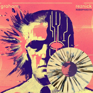 Graham Reznick- R0B0PHAS1A (Yellow Cream W/ Black And Blue Splatter)(Numbered)