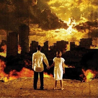 Scary Kids Scaring Kids- The City Sleeps In Flames (2017 Black Inside Beer w/ Red/Yellow/Orange Splatter Vinyl, Ltd. To 150)