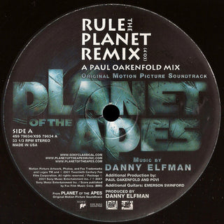 Danny Elfman/Paul Okenfold- Music From Planet Of The Apes Original Motion Picture Soundtrack (12" Promo)(Sealed)