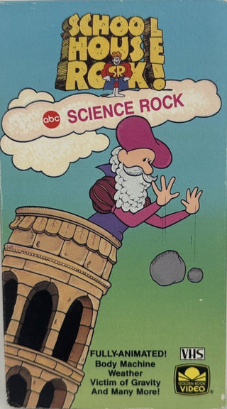 School House Rock: Science Rock (Writing On The Back Of Box)