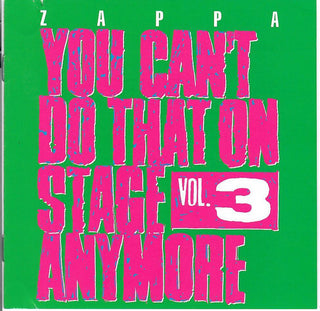 Frank Zappa- You Can't Do That On Stage Anymore Vol. 3