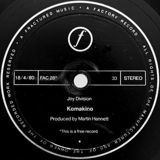 Joy Division- Komakino (Flexi Disc)