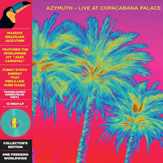 Azymuth- Live At Copacabana Palace (Translucent Green/Blue)(Light Corner Creasing)