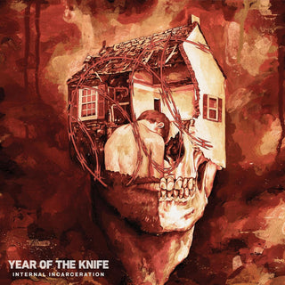 Year Of The Knife- Internal Incarceration (Blood Red/ Oxblood Pinwheel)