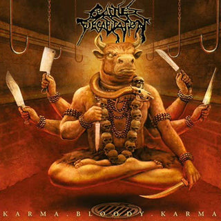 Cattle Decapitation- Karma Bloody Karma (White)