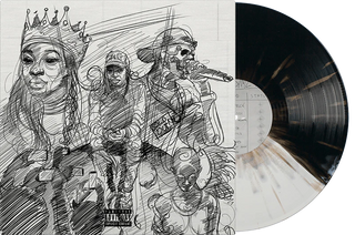 Little Simz- A Curious Tale of Trials and Persons (VMP Reissue w/Obi & Insert)(Black & White Split W/ Gold Splatter)