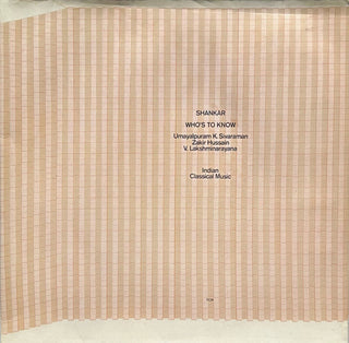 Shankar- Who's To Know (Corner Crease)