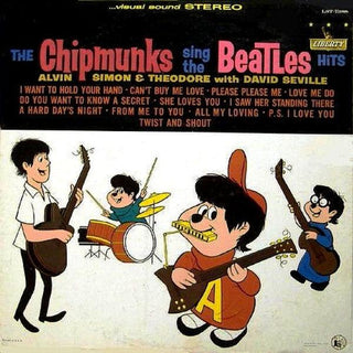 The Chipmunks- The Chipmunks Sing The Beatles Hits (Sticker On Sleeve, See Photo)