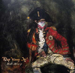 Mach-Hommy- Wap Kon Joj! (Red w/ Black Splatter Vinyl)(Very Small Top Seam Split)