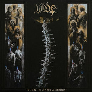 Wode- Burn In Many Mirrors (Electric Blue/ Black Stripes W/ White And Silver Splatter