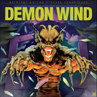 Demon Wind Soundtrack (Terror Vision Unhappy Campers Exclusive Neon Violet Butterfly w/ Neon Green Wings Vinyl)(Numbered)