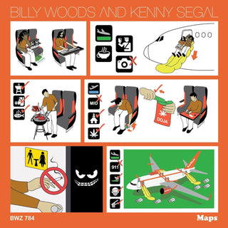 Billy Woods & Kenny Segal- Maps (Orange)