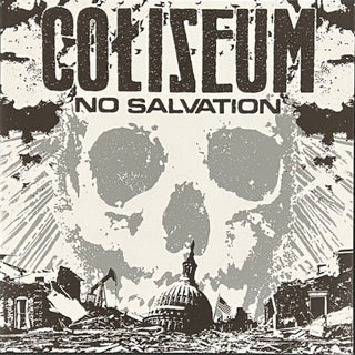 Coliseum- No Salvation (White w/ Black & Red Splatter)