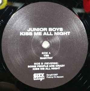 Junior Boys- Kiss Me All Night EP