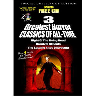 4 Greatest Horror Classics Of All Time (Night Of The Living Dead/Carnival Of Souls/The Satanic Rites Of Dracula)