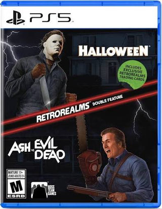 Retrorealms Double Feature: Halloween/ Ash Evil Dead (w/ Bonus Cards & Poster)