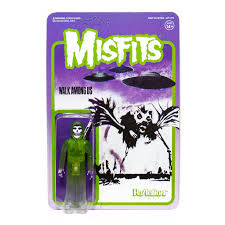 Super7 ReAction Misfits Figure Club The Fiend Translucent Green Walk Among Us Action Figure