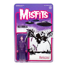 Super7 ReAction Misfits Figure Club The Fiend Walk Among Us Translucent Purple Action Figure