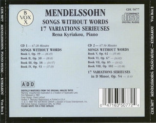 Rena Kyriakou- Songs Without Words