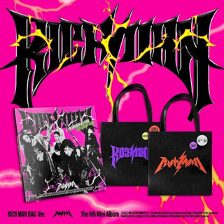 Aespa- Rich Man - Rich Man Bag Version - incl. Canvas Bag, Pin Badge, Sleeve, Photocard + 11pc Photo Sheet Set