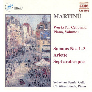 Martinu / Benda- Works For Cello And Piano 1