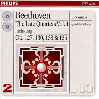 Beethoven (Quartetto Italiano)- The Late Quartets Vol. 1 (2CD)