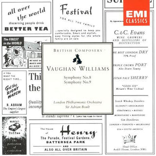 Ralph Vaughan Williams- Symphony 8/9