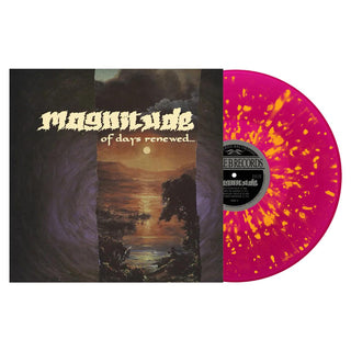 Magnitude- Of Days Renewed... (Clear Purple w/Orange Splatter)