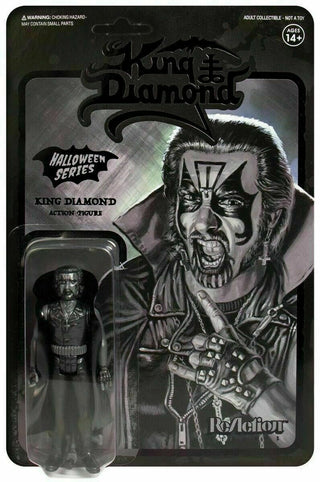 ReAction Super 7 Halloween Series King Diamond (Black) Action Figure