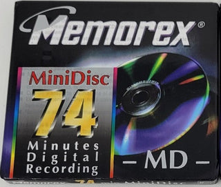 Memorex 74 Minute Blank Mini Disc (SEALED)