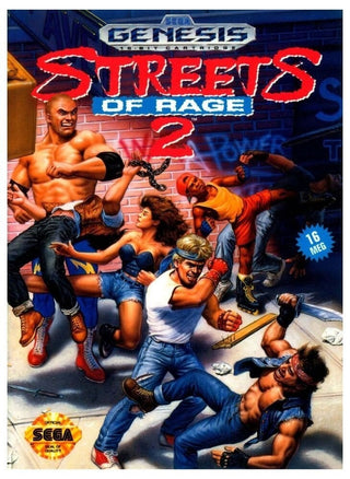 Streets of Rage 2 (In Box, No Manual)(Light Wear To Cartridge, See Photo)