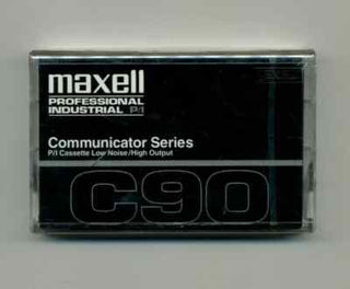 Maxell Communicator Series C90 Black Tape