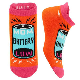 Mom Battery Low - Sneaker Socks