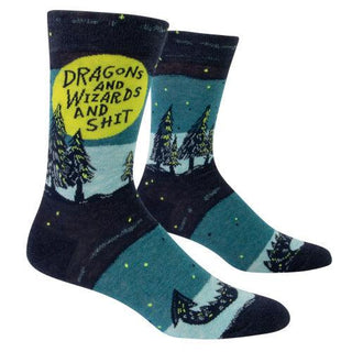 Dragons and Wizard - Men's Socks