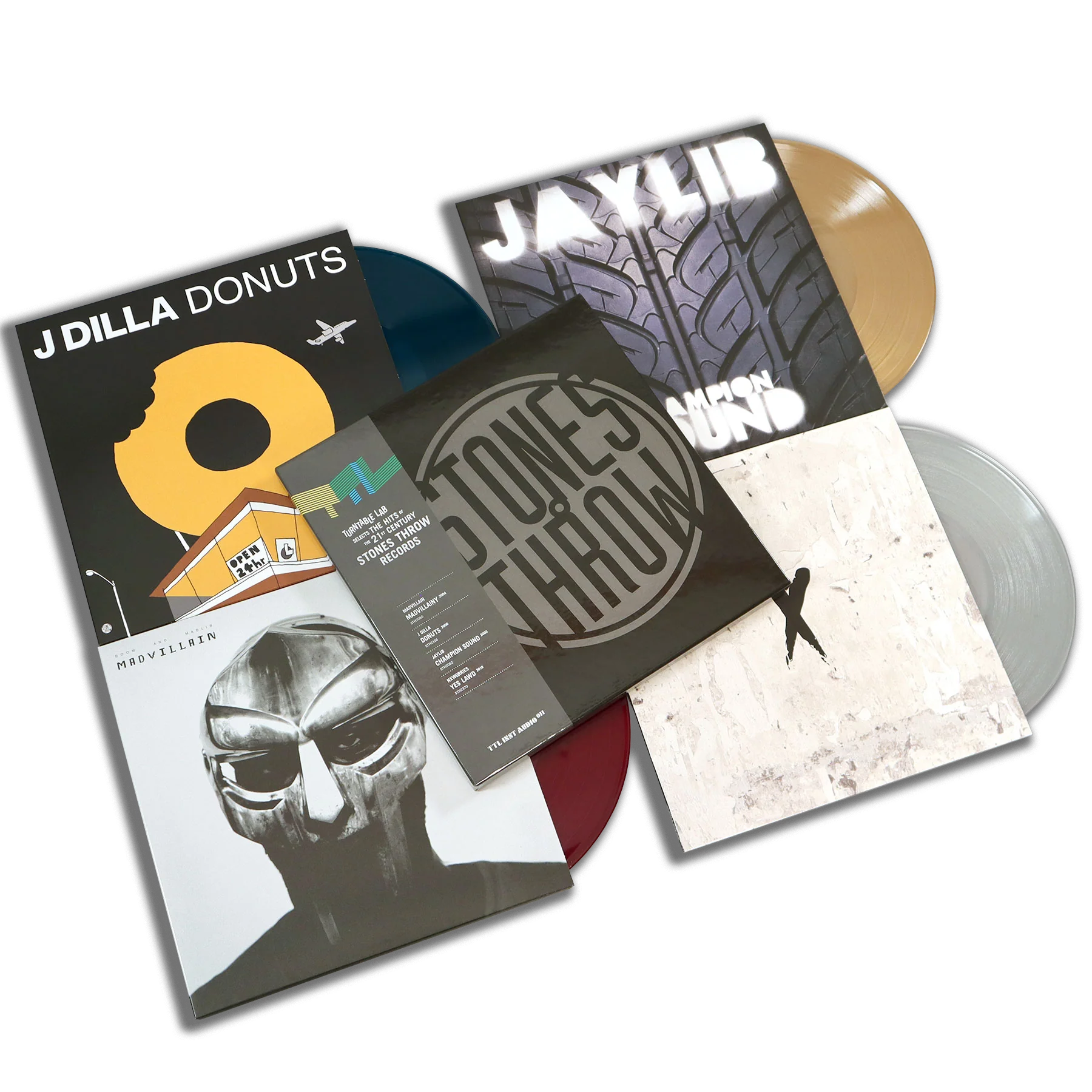 Various- Turntable Lab: Stones Throw Records (Madvillainy/Donuts/Champion Sound/Yes Lawd)(Colored Vinyl)(2023 Reissue)