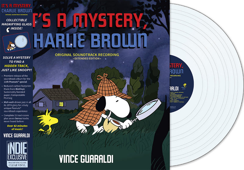 It's A Mystery, Charlie Brown (RSD Essential Magnifying Glass Clear Vinyl) (PREORDER)