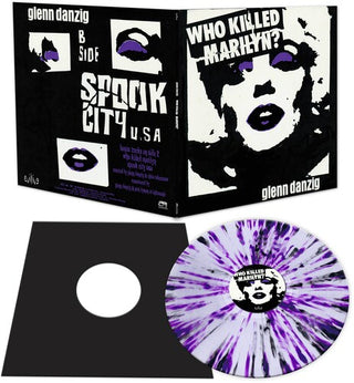 Glenn Danzig- Who Killed Marilyn? - WHITE/PURPLE/BLACK SPLATTER