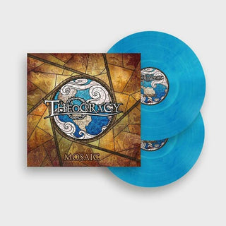 Theocracy- Mosaic - Transparent Blue Marble Colored Vinyl