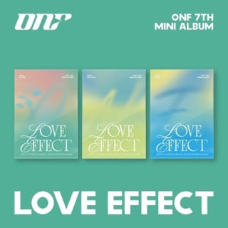Onf- Love Effect - Random Cover - incl. 96pg Photobook, 12pg Lyric Book, Sticker, 2 Photocards, 4-Cut Photo, Love Medical Certificate, Message Card + Folded Poster (PREORDER)