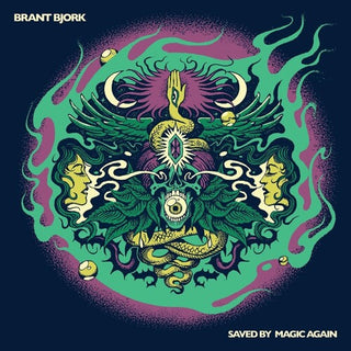 Brant Bjork & the Bros- Saved By Magic Again - Limited Green, Yellow & Purple Colored Vinyl (PREORDER)