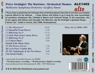 Geoffrey Simon- Percy Grainger: The Warriors & Other Orchestral Works