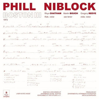 Phill Niblock- Boston/Tenor/Index