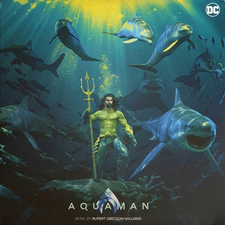 Aquaman Soundtrack (1X Translucent Green W/ Splatter, 1X Translucent Yellow W/ Splatter, 1X Translucent Blue W/Splatter) (Sealed)