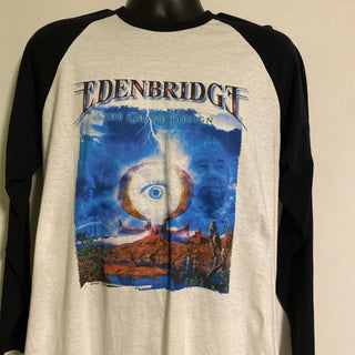 Edenbridge 2006 The Grand Design Raglan/Baseball T-Shirt, White/Blk, L - DarksideRecords