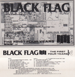 Black Flag- The First Four Years - Darkside Records