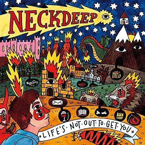 Neck Deep- Life's Not Out To Get You (Blue/ Red/ Yellow Tricolor) - Darkside Records