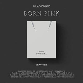 Blackpink- BORN PINK (Standard CD Boxset Version C / GRAY) - Darkside Records