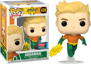 Funko Pop Aquaman (Fall Convention 22 Sticker) - Darkside Records