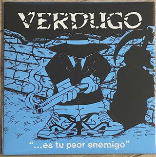 Verdugo- Es Tu Peor Enemigo (White/Black/Blue TriStripe) - Darkside Records